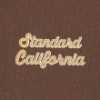 画像4:  スタンダードカリフォル二ア（STANDARD CALIFORNIA) SD US Cotton Script Logo Zip Hood Sweat■Brown■（メンズ）M/L/XLサイズ  (4)