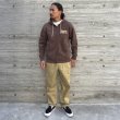 画像6:  スタンダードカリフォル二ア（STANDARD CALIFORNIA) SD US Cotton Script Logo Zip Hood Sweat■Brown■（メンズ）M/L/XLサイズ  (6)