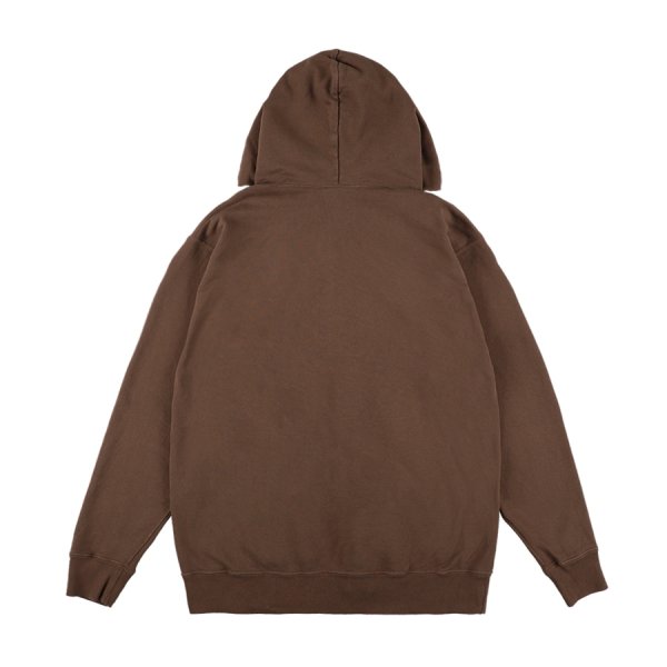 画像2:  スタンダードカリフォル二ア（STANDARD CALIFORNIA) SD US Cotton Script Logo Zip Hood Sweat■Brown■（メンズ）M/L/XLサイズ  (2)