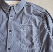 画像8: TURN ME ON（ターンミーオン) シャンブレーワークシャツ(INDIGO) (MENS)M/Lサイズ (8)