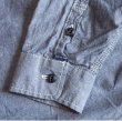 画像10: TURN ME ON（ターンミーオン) シャンブレーワークシャツ(INDIGO) (MENS)M/Lサイズ (10)