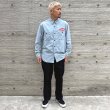 画像6:  (STANDARD CALIFORNIA/スタンダードカリフォルニア) SD Stadium Logo Patch Chambray Shirt　Indigo（メンズ）M/Lサイズ (6)