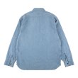 画像2:  (STANDARD CALIFORNIA/スタンダードカリフォルニア) SD Stadium Logo Patch Chambray Shirt　Indigo（メンズ）M/Lサイズ (2)