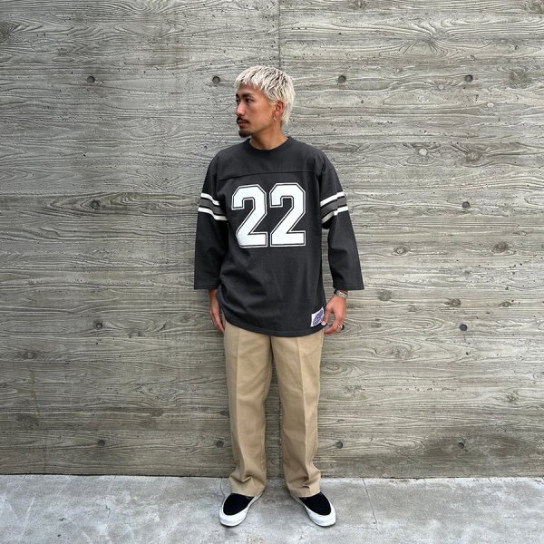 画像2: (STANDARD CALIFORNIA/スタンダードカリフォルニア) SD Heavyweight Football Logo T■Black■（メンズ）M/L/XLサイズ (2)