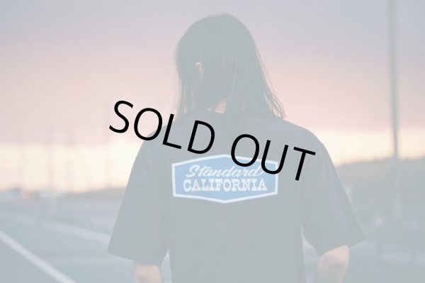 画像4:  (STANDARD CALIFORNIA/スタンダードカリフォルニア) SD Heavyweight Stadium Logo T■Black■（メンズ）S/M/L/XLサイズ (4)