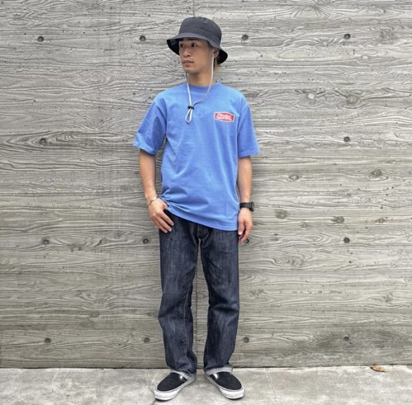 画像2:  (STANDARD CALIFORNIA/スタンダードカリフォルニア) SD Heavyweight Stadium Logo T■Blue■（メンズ）S/M/L/XLサイズ (2)