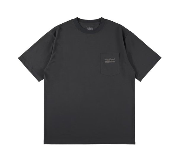 画像1: (STANDARD CALIFORNIA/スタンダードカリフォルニア) SD Tech Dry Active Logo Pocket T■Black■（メンズ）M/Lサイズ (1)