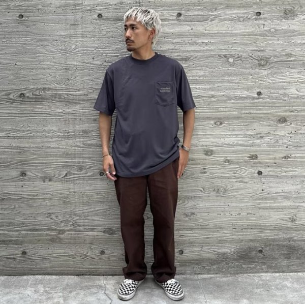 画像2: (STANDARD CALIFORNIA/スタンダードカリフォルニア) SD Tech Dry Active Logo Pocket T■Black■（メンズ）M/Lサイズ (2)