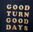 画像2: TURN ME ON（ターンミーオン) GOOD TURN GOOD DAYS（BLACK)　(MENS)M/Lサイズ (2)