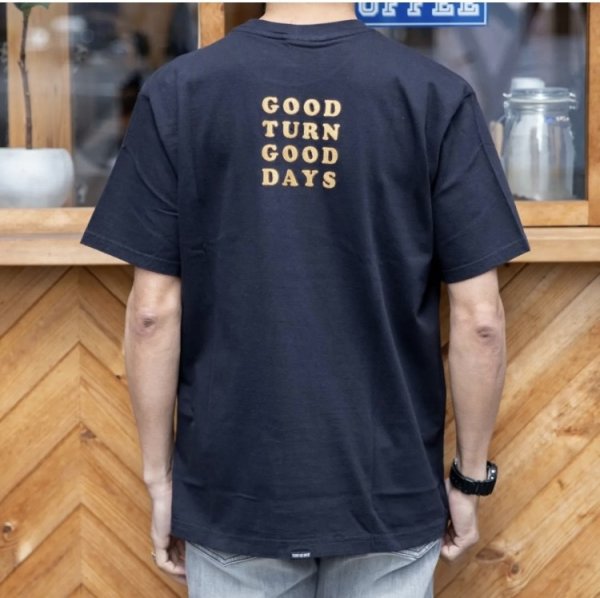 画像1: TURN ME ON（ターンミーオン) GOOD TURN GOOD DAYS（BLACK)　(MENS)M/Lサイズ (1)