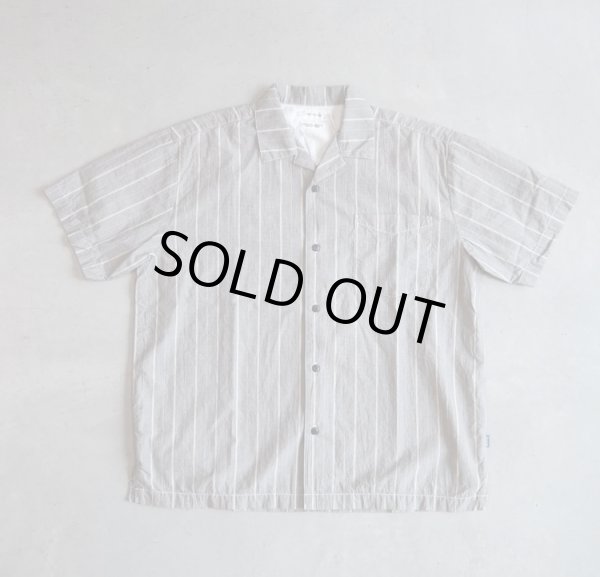 画像7: TURN ME ON（ターンミーオン) ストライプオープンカラーシャツ(BLACK) (MENS)M/Lサイズ (7)