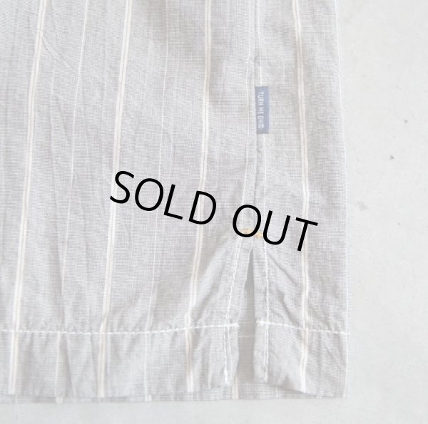 画像9: TURN ME ON（ターンミーオン) ストライプオープンカラーシャツ(BLACK) (MENS)M/Lサイズ (9)