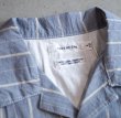 画像8: TURN ME ON（ターンミーオン) ストライプオープンカラーシャツ(BLUE) (MENS)M/Lサイズ (8)