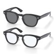 画像1: (STANDARD CALIFORNIA/スタンダードカリフォルニア)×(金子眼鏡) KANEKO OPTICAL / SD Sunglasses Type 4  ブラック (1)