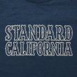 画像4:  (STANDARD CALIFORNIA/スタンダードカリフォルニア) SD Heavyweight Basic Logo T■Navy■（メンズ）S/M/L/XLサイズ (4)