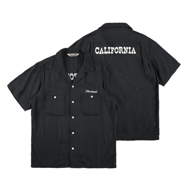 画像1:  (STANDARD CALIFORNIA/スタンダードカリフォルニア) SD Bowling Shirt　Black（メンズ）M/Lサイズ (1)