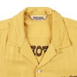 画像4:  (STANDARD CALIFORNIA/スタンダードカリフォルニア) SD Bowling Shirt　Yellow（メンズ）M/Lサイズ (4)