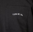 画像6: TURN ME ON（ターンミーオン) アーチロゴ水陸両用 S/S TEE  (BLACK)  (BLACK) (MENS)M/L/XLサイズ (6)