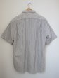 画像2: (BIG MIKE/ビッグマイク) ヒッコリー ストライプ 長袖ワークシャツ / WH×NY（メンズ）M/Lサイズ (2)