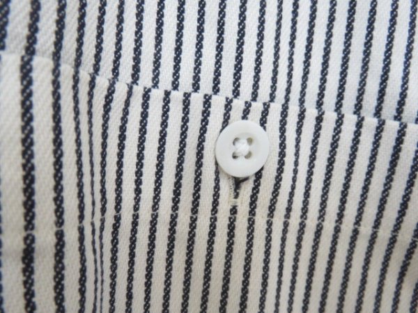 画像3: (BIG MIKE/ビッグマイク) ヒッコリー ストライプ 長袖ワークシャツ / WH×NY（メンズ）M/Lサイズ (3)