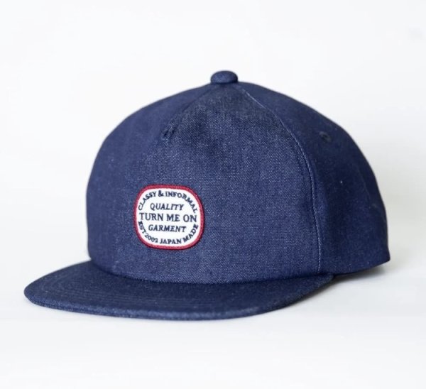 画像2: TURN ME ON（ターンミーオン)　ワッペンデニムCAP (INDIGO) (2)
