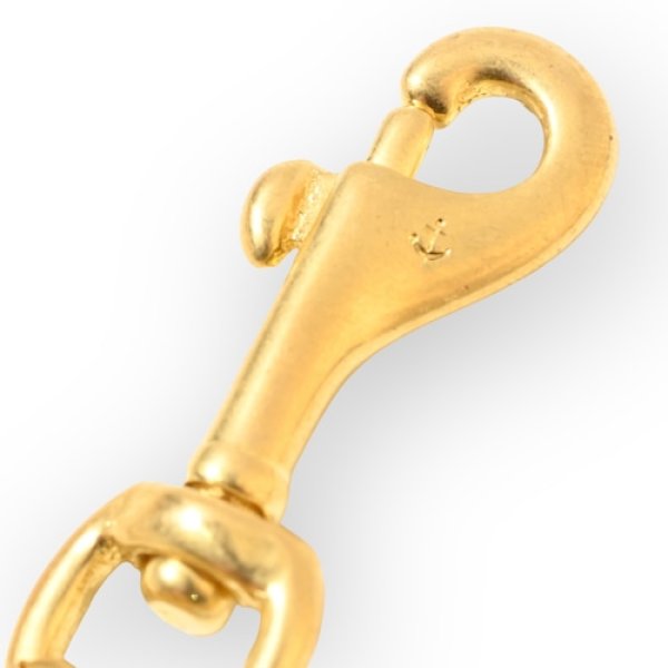 画像2: Button Works (ボタンワークス) Button Works　 BW Brass Line Anchor Key Chain  (2)