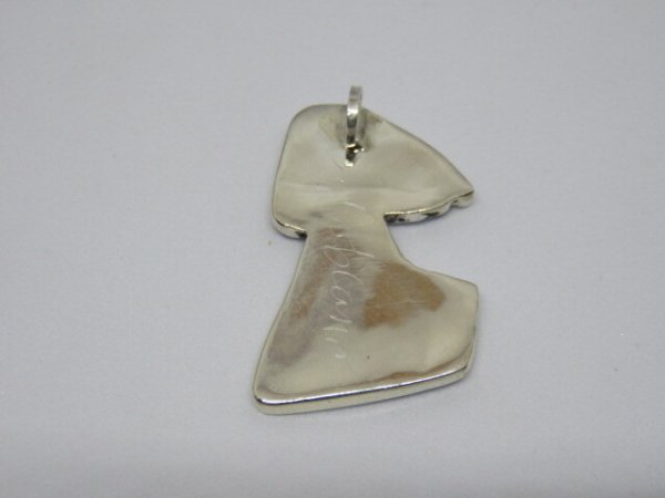 画像5: インディアンジュエリー■ZUNI族（ズニ族）■ネックレストップ（ZUNI-DD-001) Shenel・Comosona　インレイ  スヌーピー　 (5)