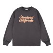 画像1: (STANDARD CALIFORNIA/スタンダードカリフォルニア) SD Heavyweight Modern Twist Signs Logo Long Sleeve T■ Charcoal■（メンズ）S/M/L/XLサイズ (1)