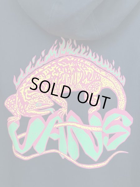 画像2: ■バンズ（VANS)■スエットプルオーバー■ブラック　トカゲ■メンズ US(L)サイズ (2)