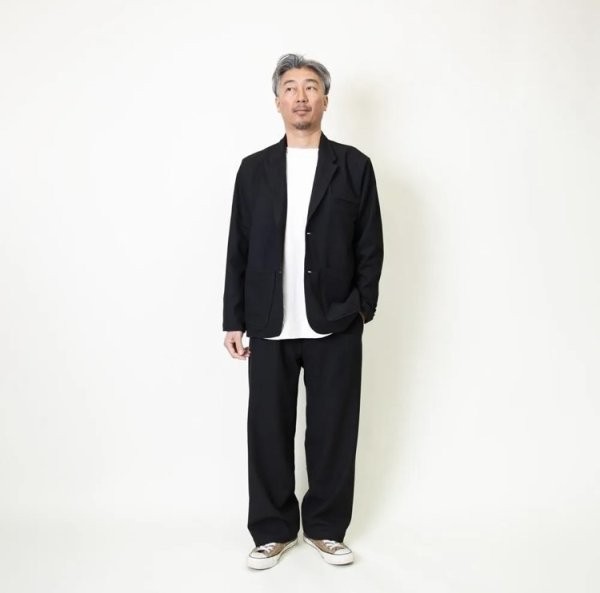 画像3:  (TURN ME ON / ターンミーオン) サーモライト 新型ストレッチテーラードJKT (BLACK) (MENS)M/Lサイズ (3)