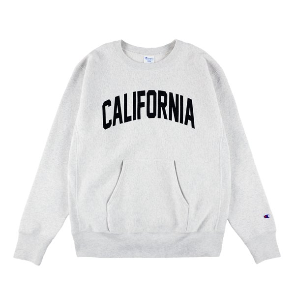 画像1:  スタンダードカリフォル二ア（STANDARD CALIFORNIA) Champion For SD Exclusive R.W Crew Sweat■Oatmeal■（メンズ）M/L/XLサイズ (1)