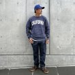 画像2:  スタンダードカリフォル二ア（STANDARD CALIFORNIA) Champion For SD Exclusive R.W Crew Sweat■Navy■（メンズ）M/L/XLサイズ (2)