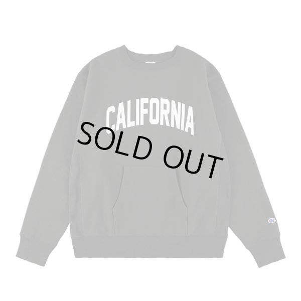 画像1:  スタンダードカリフォル二ア（STANDARD CALIFORNIA) Champion For SD Exclusive R.W Crew Sweat■Charcoal■（メンズ）M/L/XLサイズ (1)