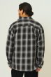 画像2: (BIG MIKE/ビッグマイク) Heavy Flannel Zip Shirt Jacket / BLK×GRY(メンズ)M/L/XLサイズ (2)
