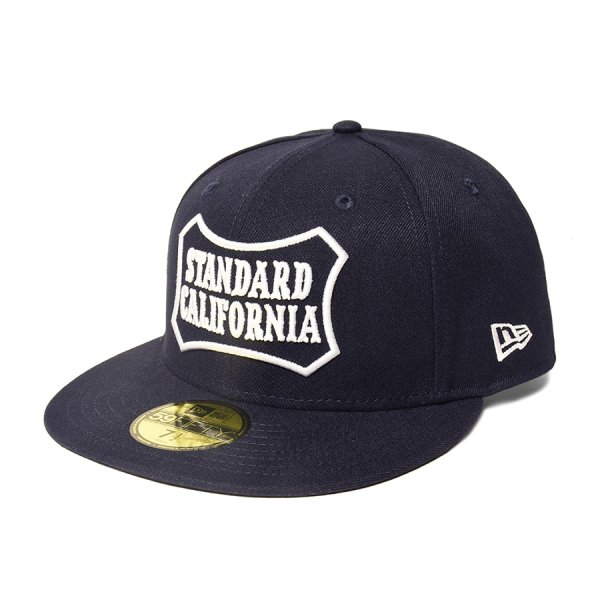 画像1: (STANDARD CALIFORNIA/スタンダードカリフォルニア)NEW ERA/SD 59Fifty Logo Cap ネイビー (1)