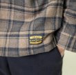 画像4:  (TURN ME ON / ターンミーオン) チェックネル×キルティングJKT(BROWN) (MENS)M/Lサイズ (4)
