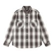 画像1:  (STANDARD CALIFORNIA/スタンダードカリフォルニア) SD Heavy Flannel Check Shirt　Charcoal（メンズ）M/Lサイズ (1)