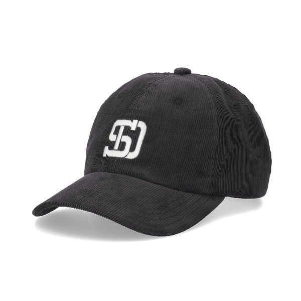 画像1:  (STANDARD CALIFORNIA/スタンダードカリフォルニア) SD Corduroy Logo Baseball Cap　チャコール (1)
