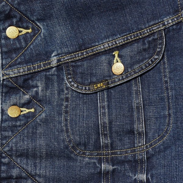 画像4: （STANDARD CALIFORNIA/スタンダードカリフォルニア）Lee / SD Storm Rider Denim Jacket 101LJ Vintage Wash　(Indigo)（メンズ）M/L/XLサイズ (4)