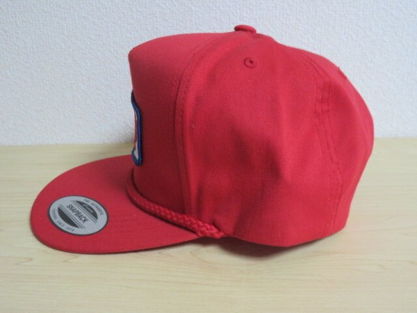 画像3: ■カリフォルニア ハンティントンビーチのスケボーショップ [JOKERS SKATE SHOP] オリジナル スナップバックキャップ■レッド■USA買付商品 (3)