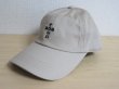 画像2: (DOGTOWN/ドッグタウン) Cross logo low twill cap　ベージュ (2)
