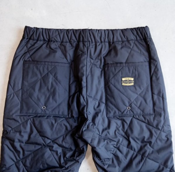 画像8: TURN ME ON（ターンミーオン) キルティングベイカーパンツ(BLACK) (MENS)M/Lサイズ  (8)