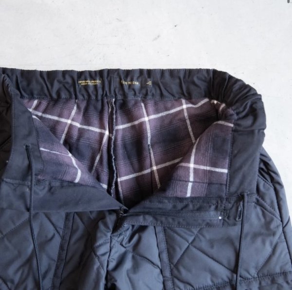 画像7: TURN ME ON（ターンミーオン) キルティングベイカーパンツ(BLACK) (MENS)M/Lサイズ  (7)